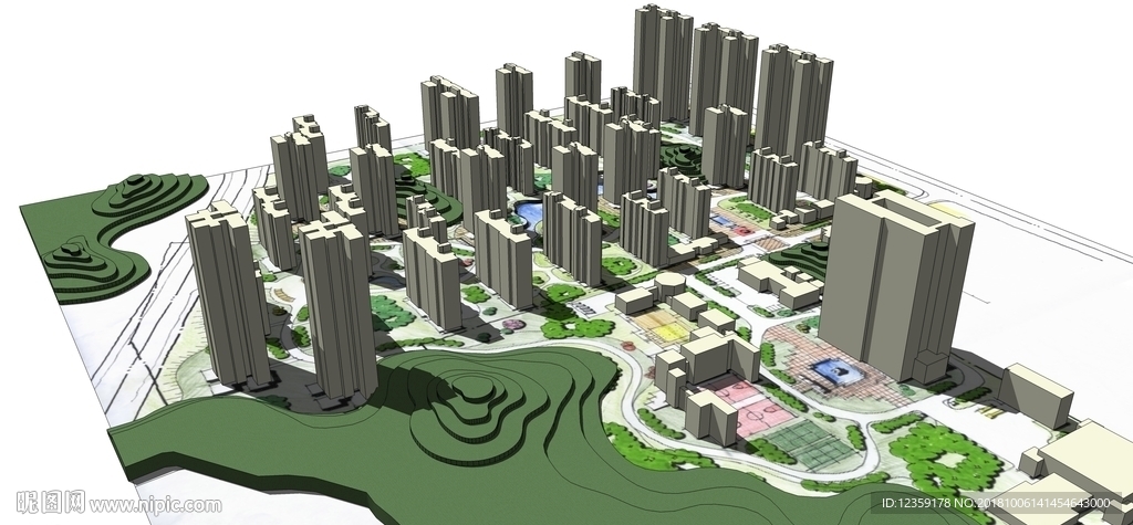 国外建筑模型