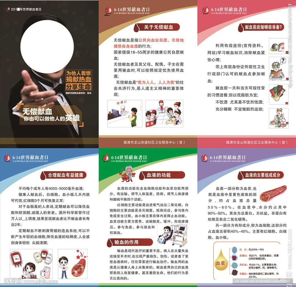 无偿献血海报