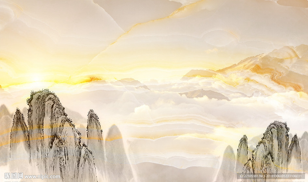 大理石纹背景墙