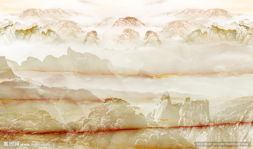 大理石纹背景墙