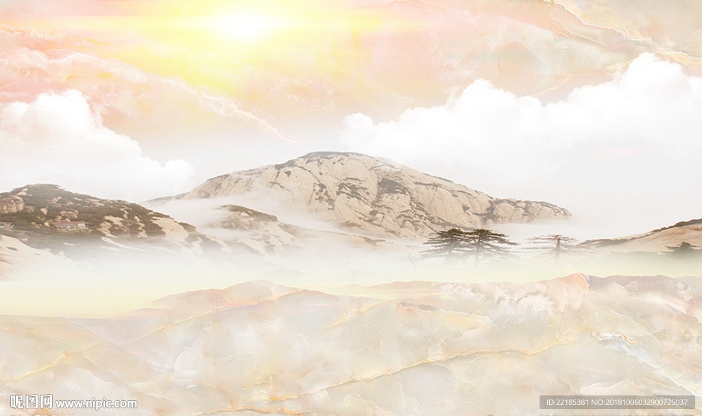 大理石纹背景墙