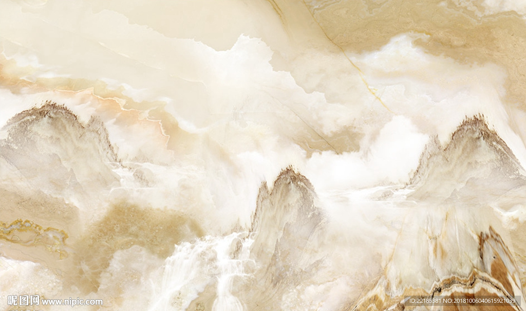 大理石纹风景背景墙