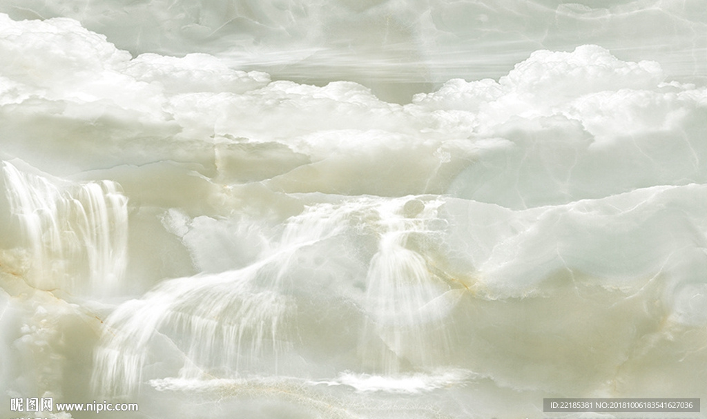 大理石纹风景背景墙