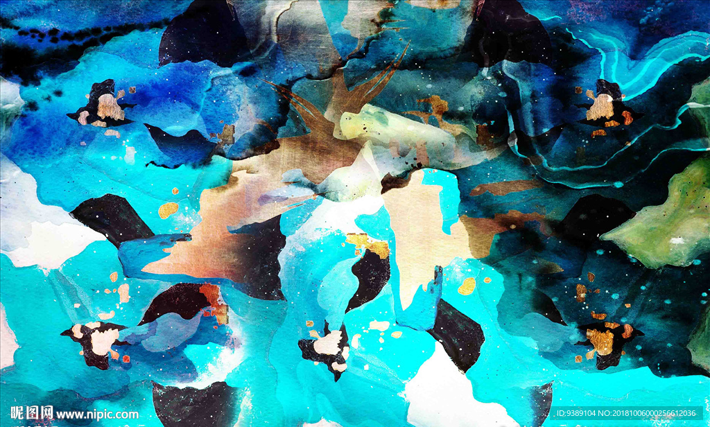 抽象油画