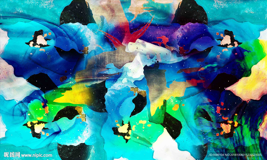 抽象油画