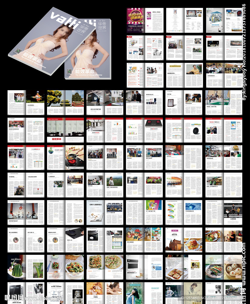 公司内刊期刊word版面模板