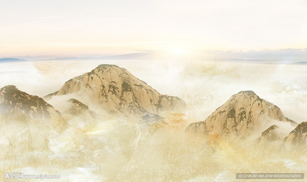 大理石纹山水背景墙
