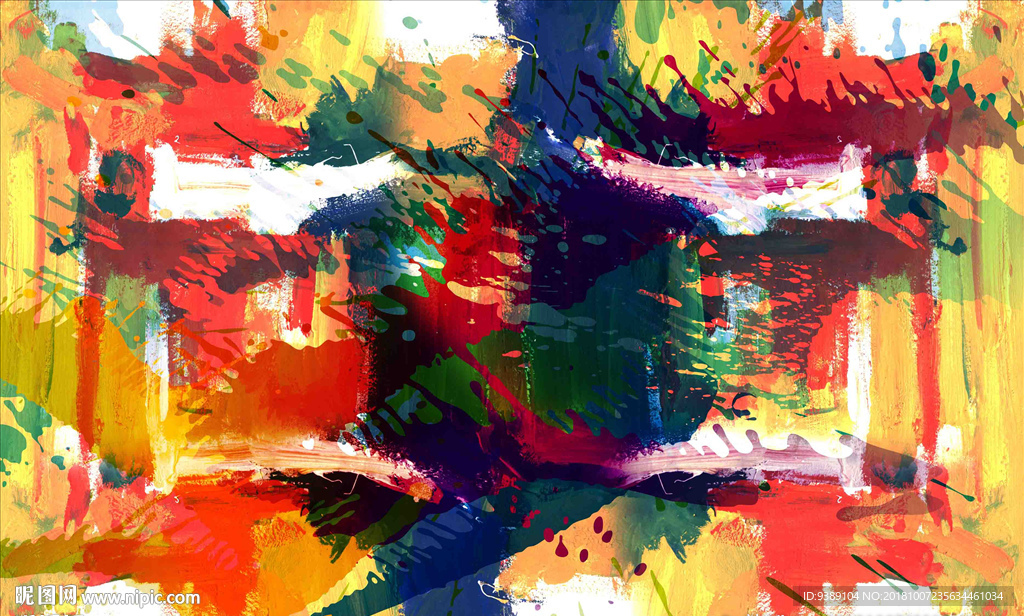 抽象油画