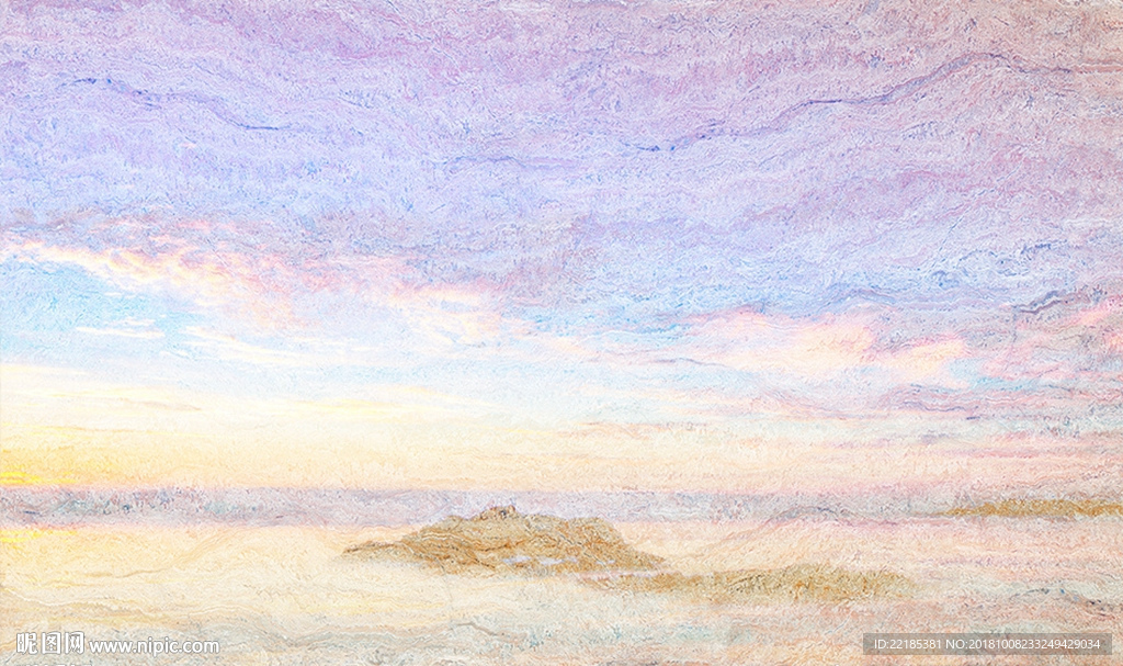 大理石纹风景背景墙