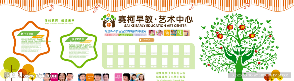 幼儿园形象墙