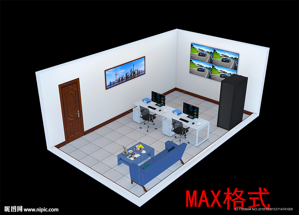 机房3D模型