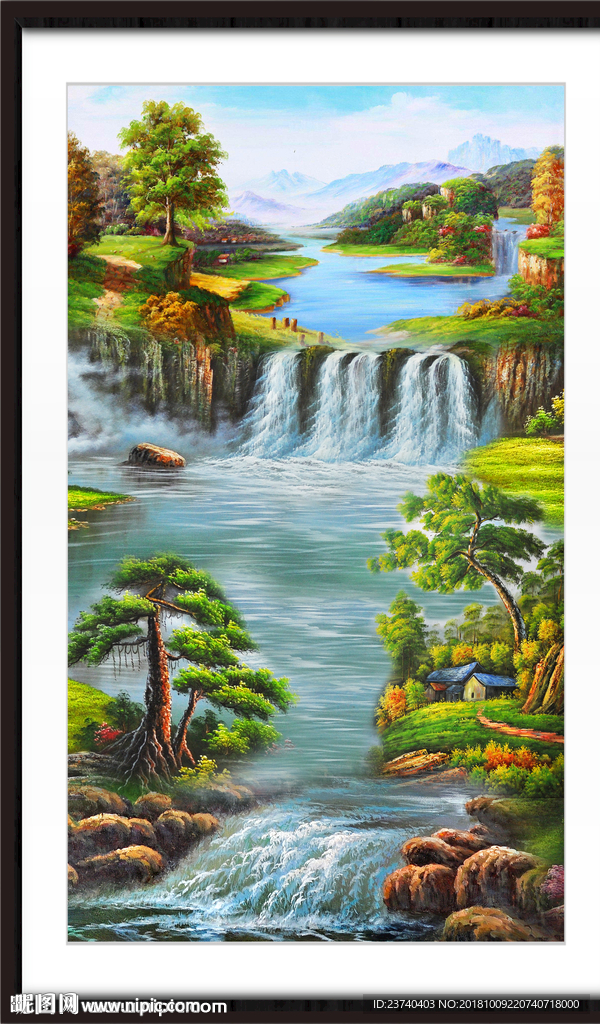 山水油画