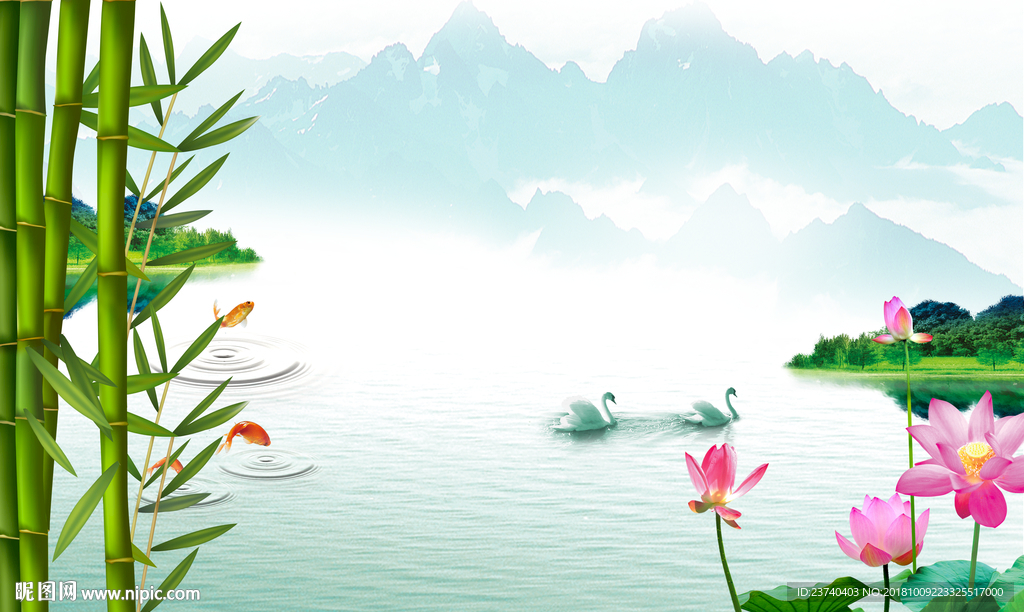 3D电视背景