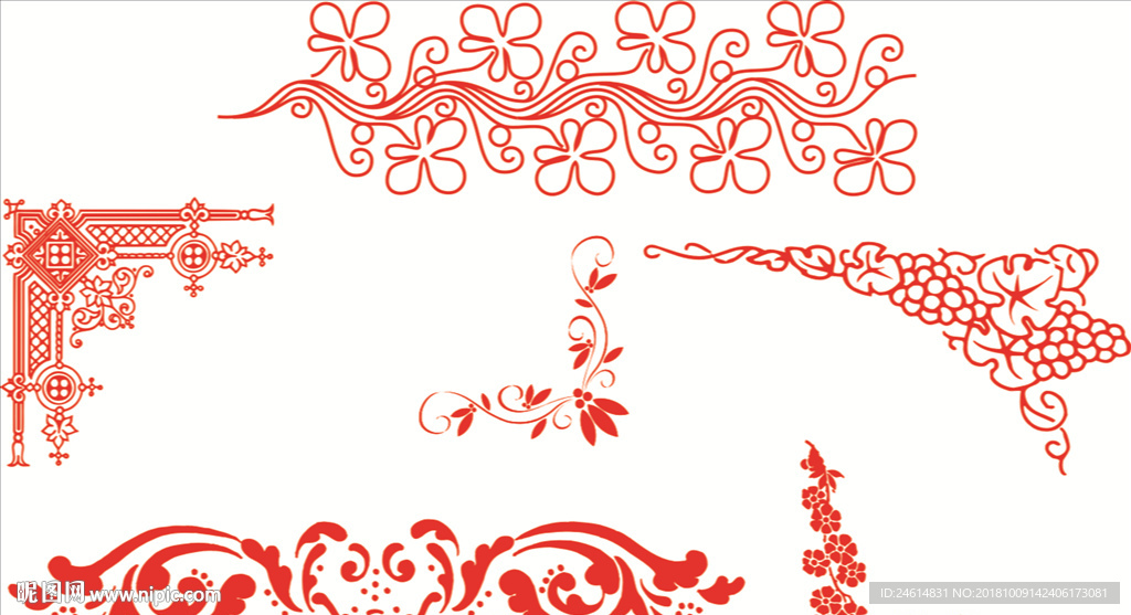 镂空花纹 镂空图案 雕花 窗花
