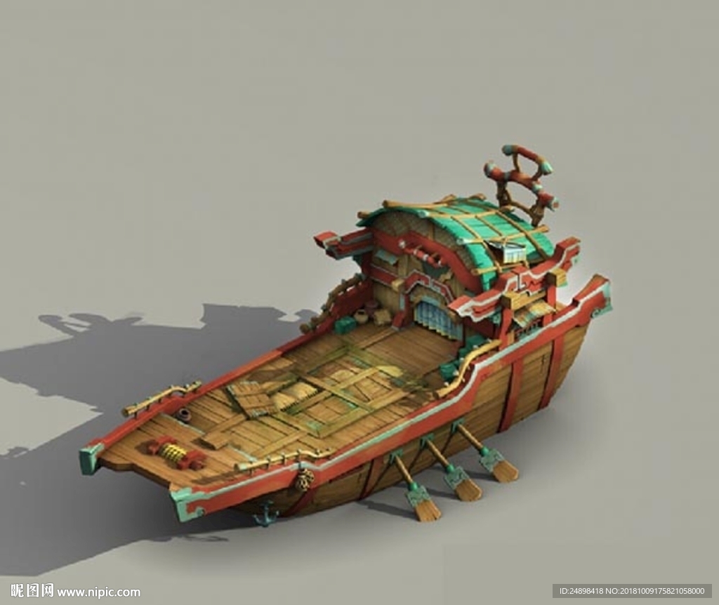 3D木船
