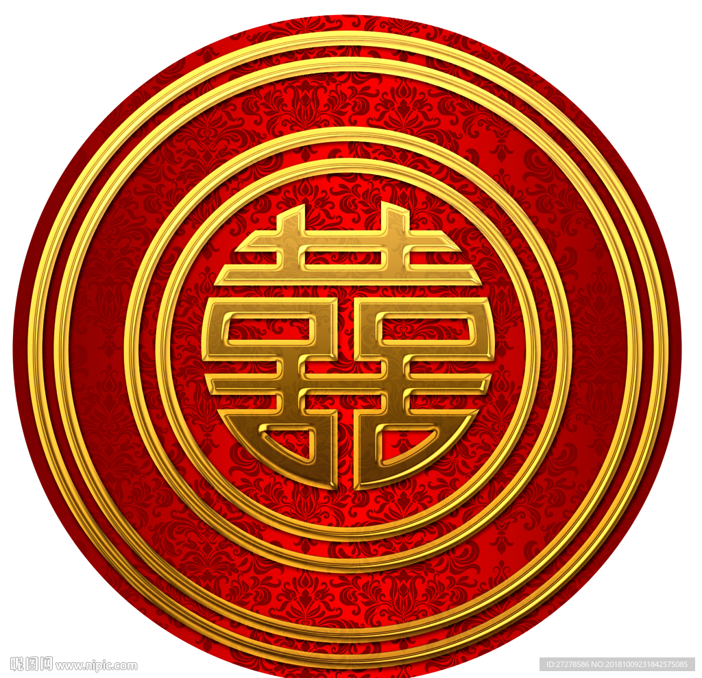 红金婚礼舞台 圆舞台