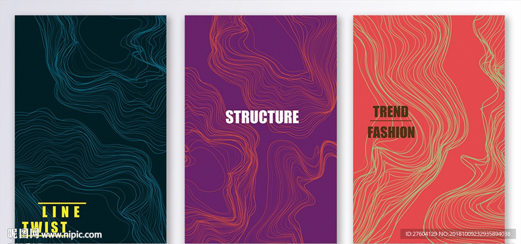 简约大气抽象线条装饰画