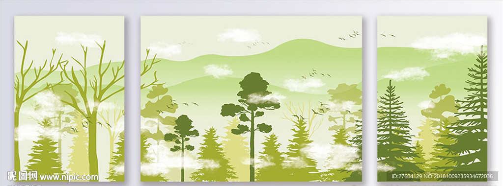 简约北欧风自然装饰画