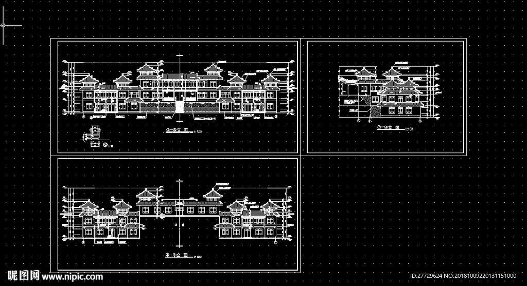 古建筑cad