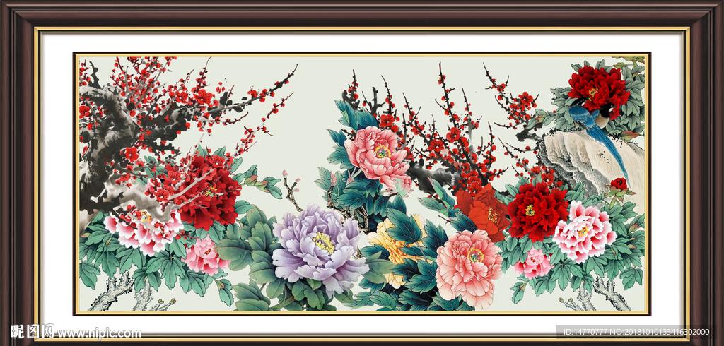 花开富贵 牡