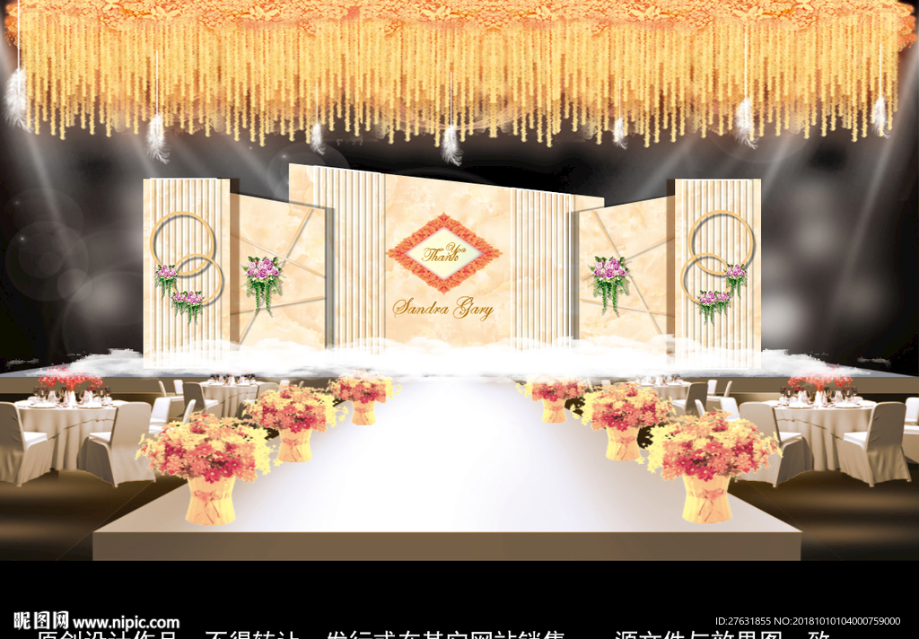 香槟色主题婚礼