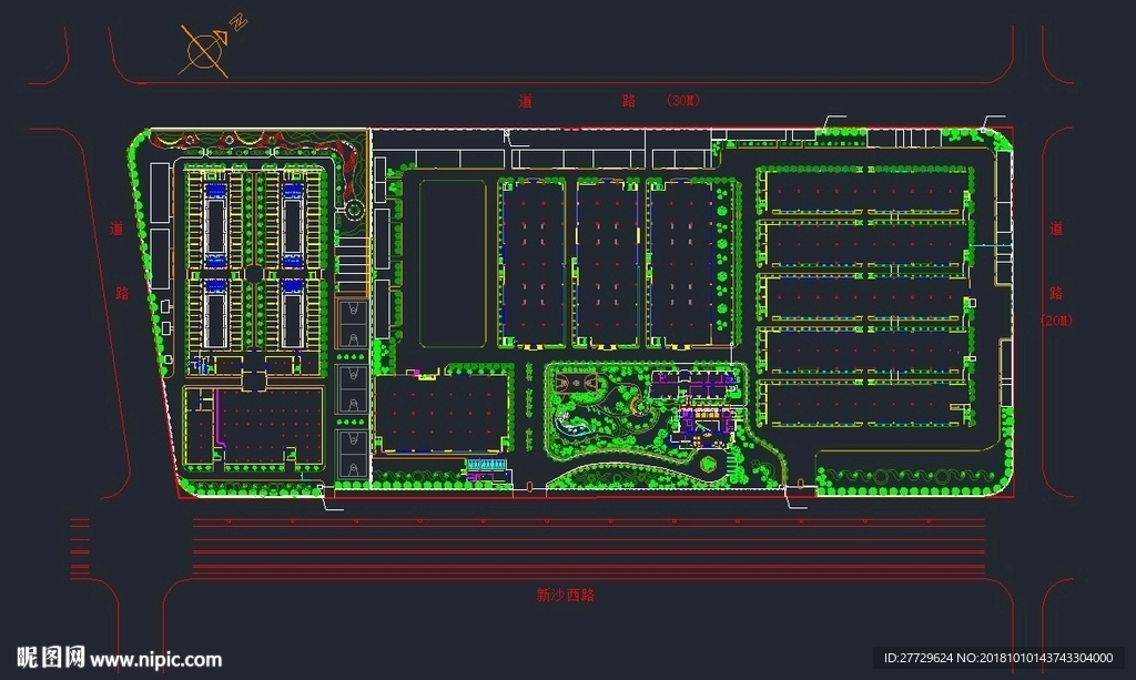 乔木配置CAD