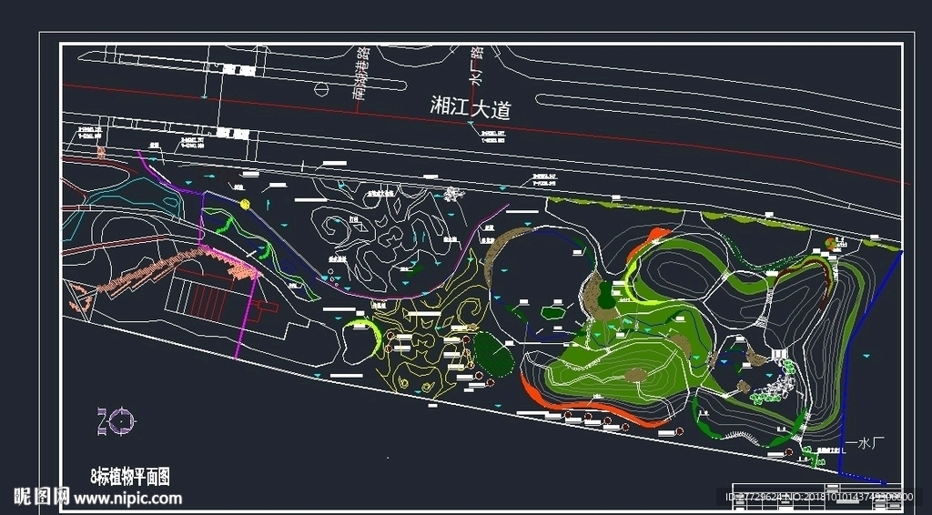 乔木配置CAD