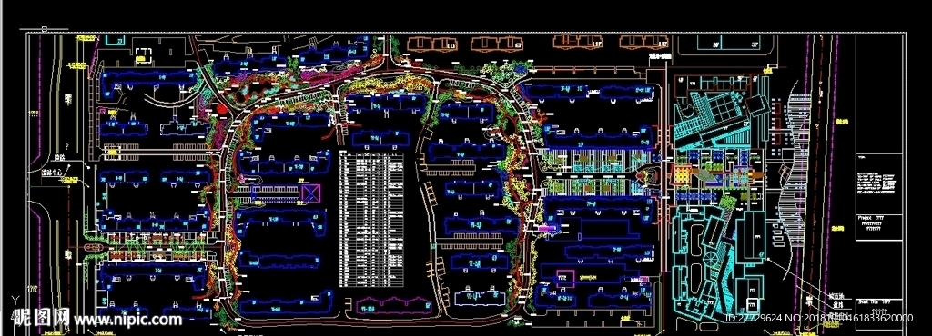 乔木配置CAD