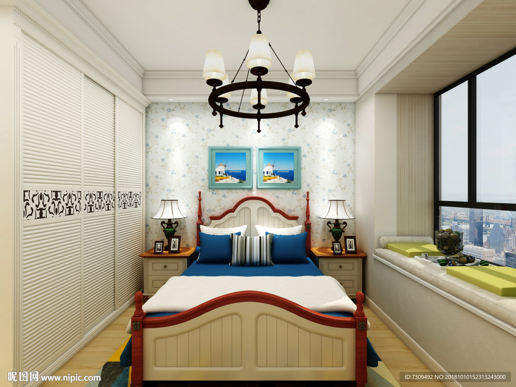 地中海家居房间装修效果图