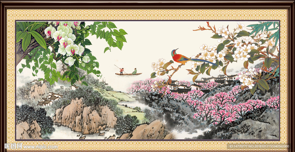 工笔花鸟