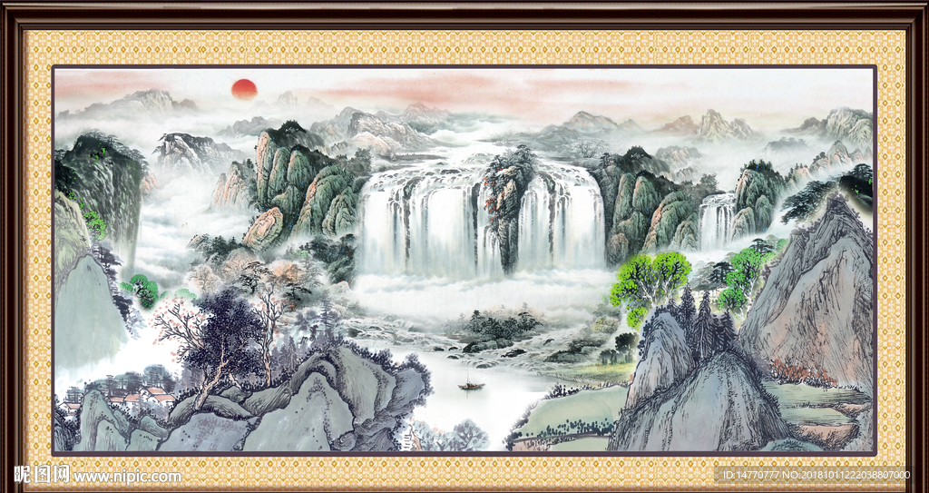 国画山水