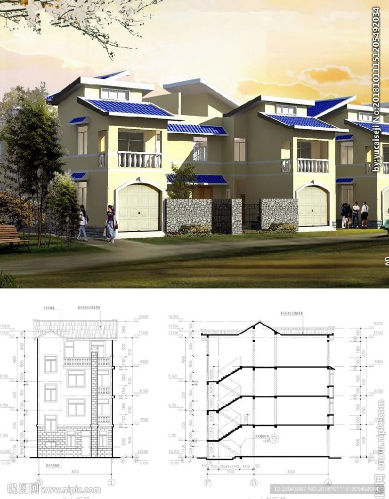 自建房施工图CAD图(含CAD