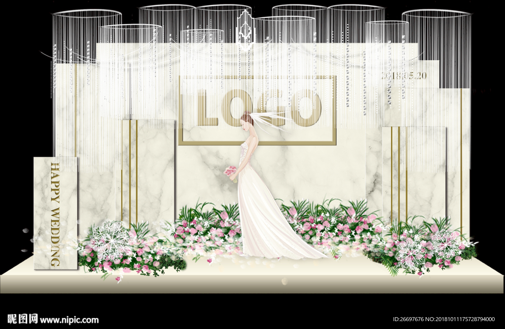 简约大理石婚礼