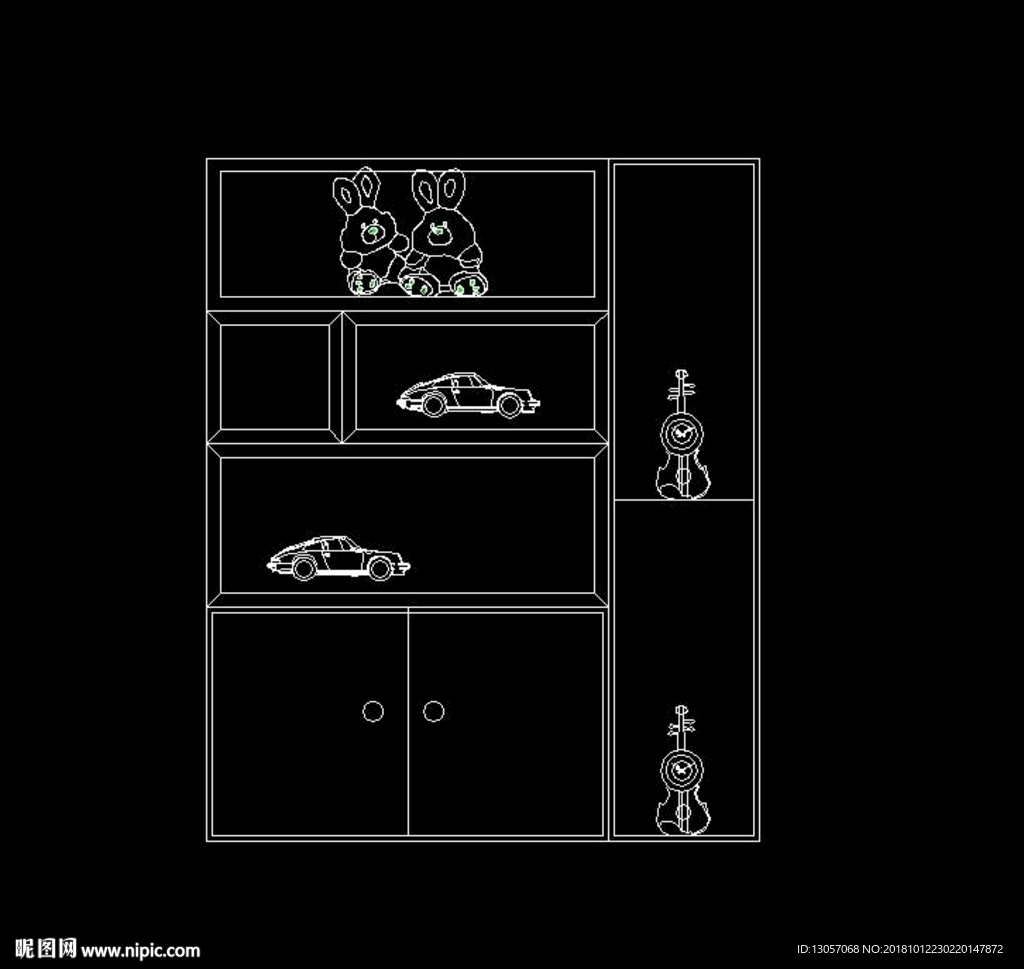 衣柜CAD cad图纸 cad
