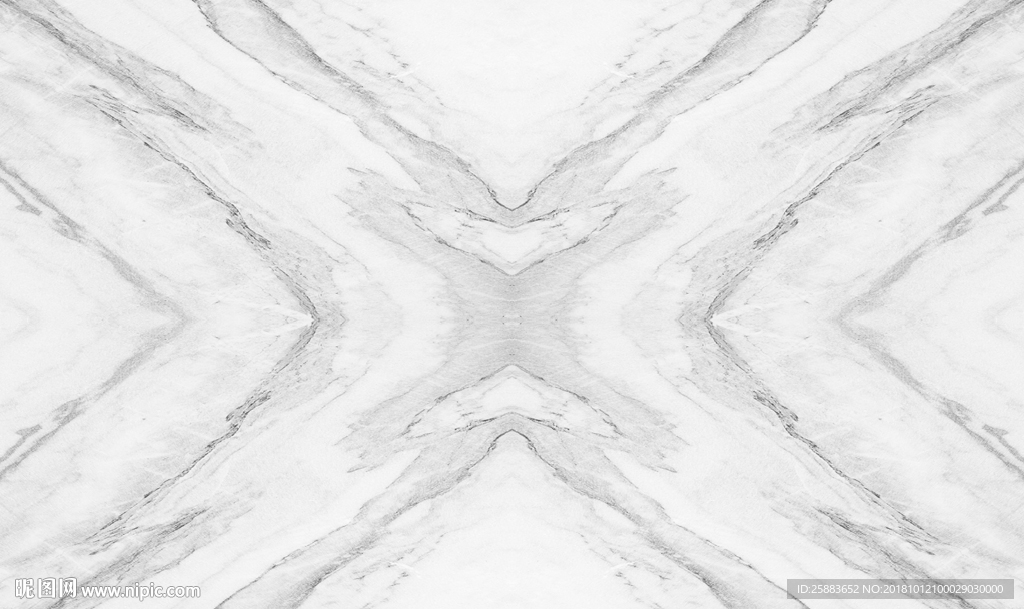 灰白纹拼花大理石电视背景墙