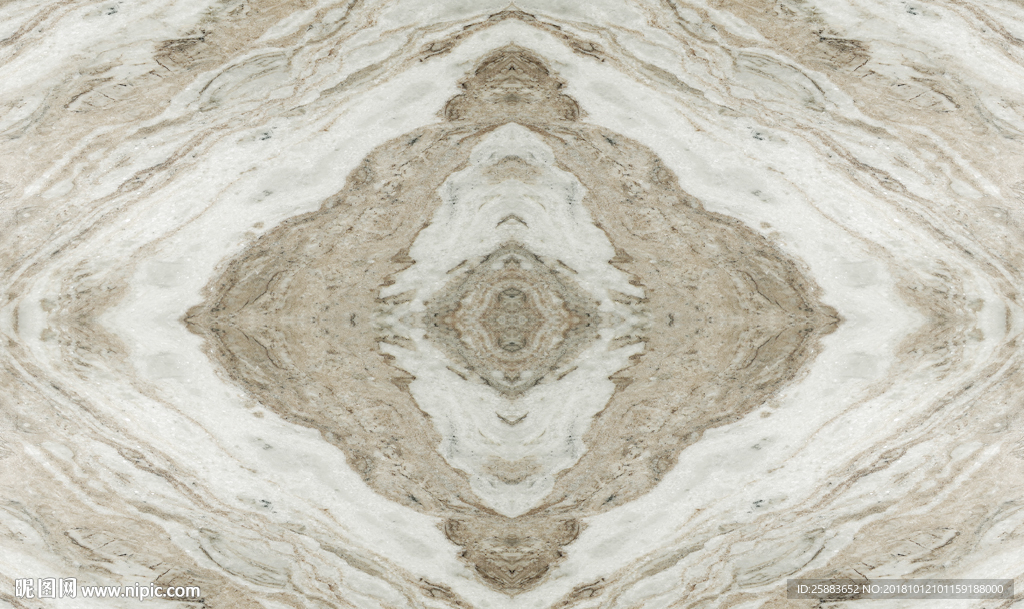 时尚欧式拼花大理石电视背景墙