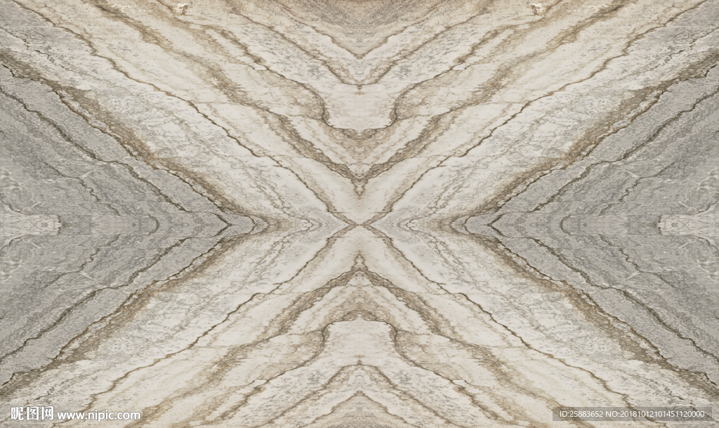 经典棕黄纹大理石电视背景墙