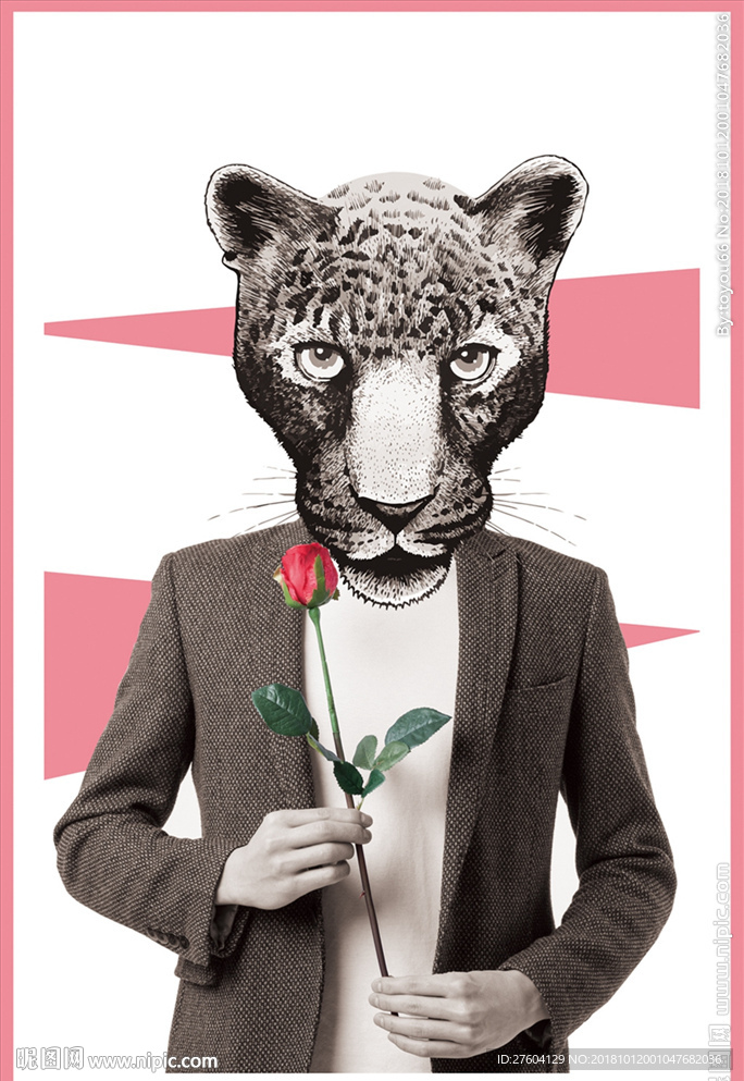 简约抽象创意拼接装饰画