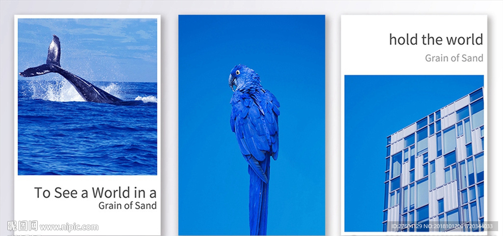 地中海幽蓝风景装饰画
