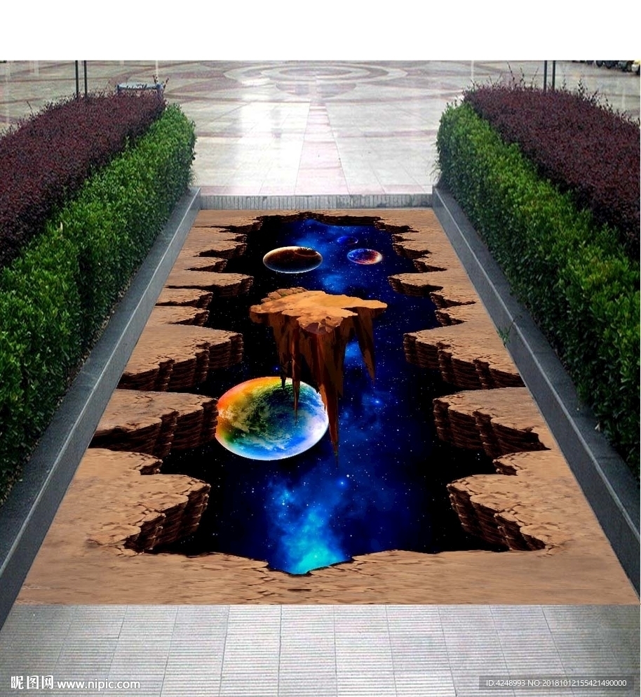 3D地贴画