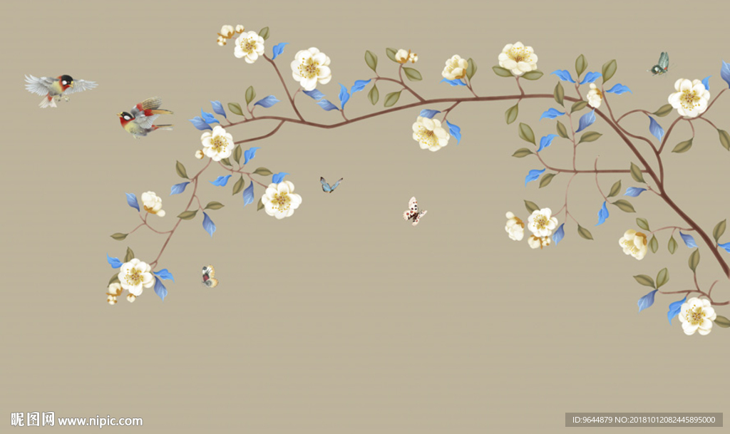 禅意花鸟