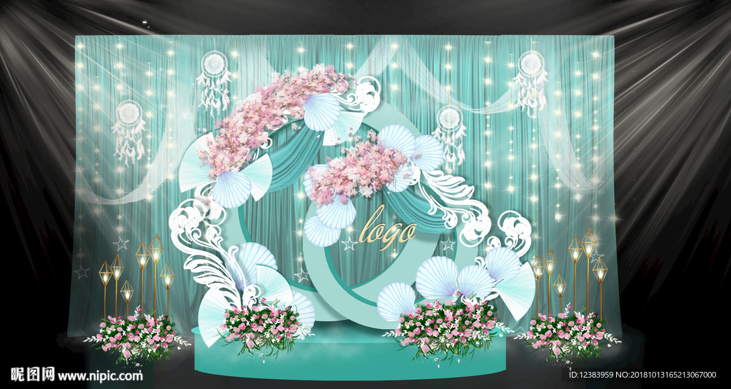 蒂芙尼婚礼合影区