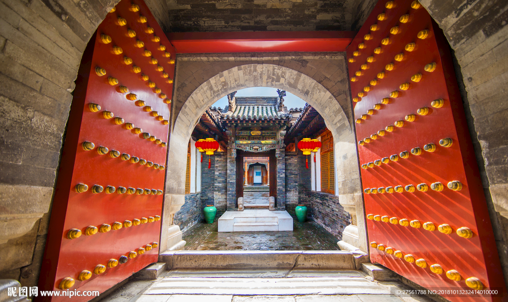 传统中式背景墙
