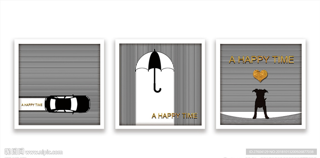 时尚创意图案装饰画