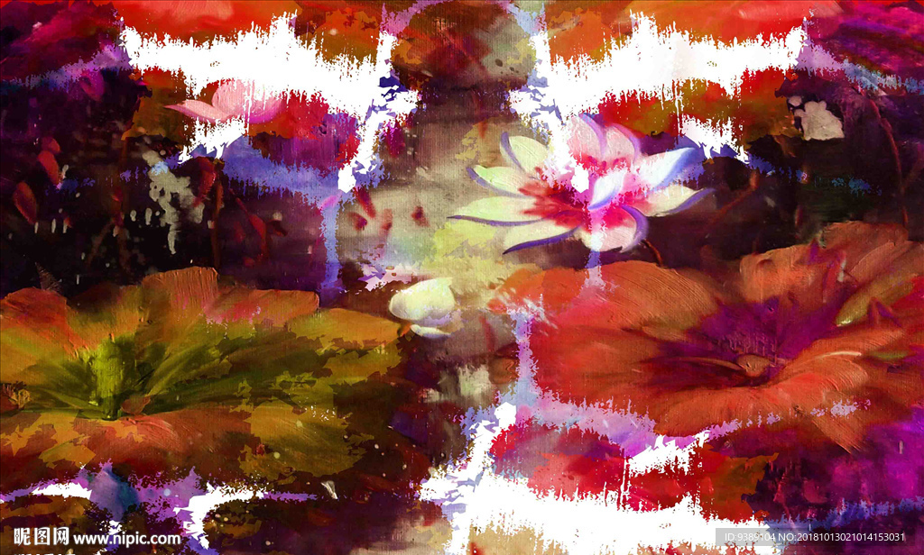 花卉油画