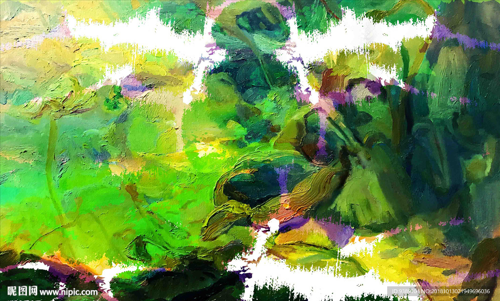 抽象油画