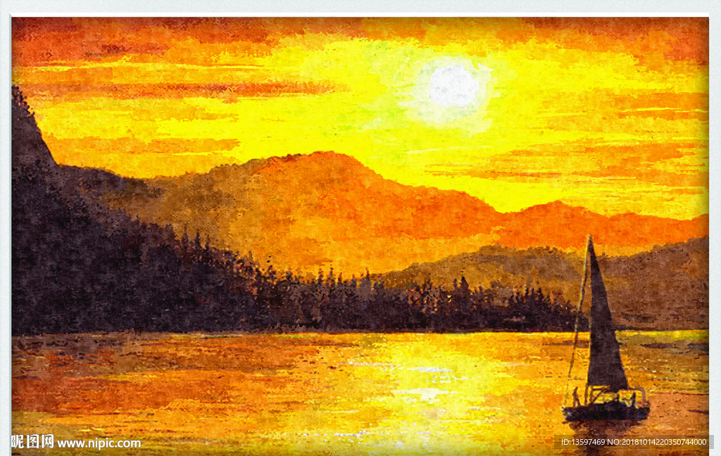 油画