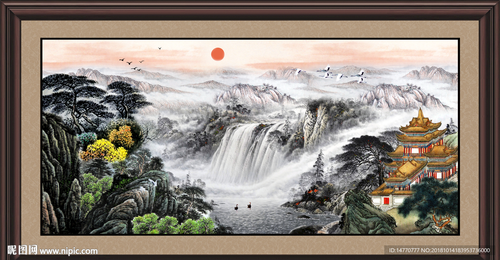 国画山水