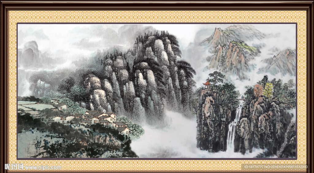 国画山水
