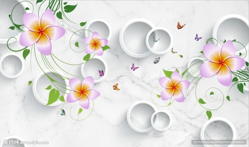 3D梦幻花